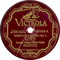 Victorola : Cortot - Haydn Piano Trio
