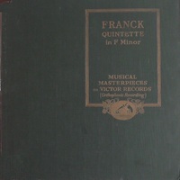 Victorola : Cortot - Franck Piano Quintet