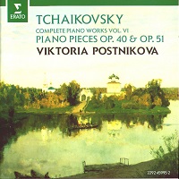 �Erato : Postnikova - Tchaikovky Works Volume 06