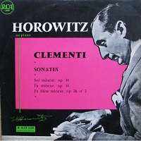 RCA Victor : Horowitz - Clementi Sonatas
