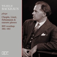 APR : Backhaus - Chopin, Liszt, Schumann