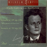 Dante : Kempff - Beethoven Sonatas Volume 01