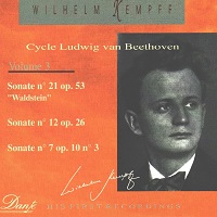 Dante : Kempff - Beethoven Sonatas Volume 03