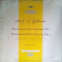 Deutsche Grammophon : Kempff - Beethoven Sonatas 1 & 2