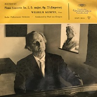 Deutsche Grammophon : Kempff - Beethoven Concerto No. 5