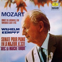 Deutsche Grammophon Privilege : Kempff - Mozart Sonatas, Fantasia