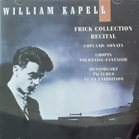 �BMG Classics Kapell Edition : Kapell - Frick Collection Recital