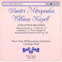 �Melodram : Kapell - Brahms Concerto No. 1