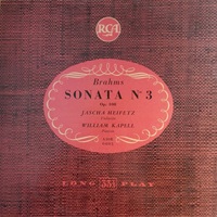 �RCA : Kapell - Brahms Violin Sonata