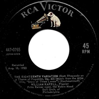 �RCA Victor : Kapell - Rachmaninov Rhapsody on a Theme by Paganini
